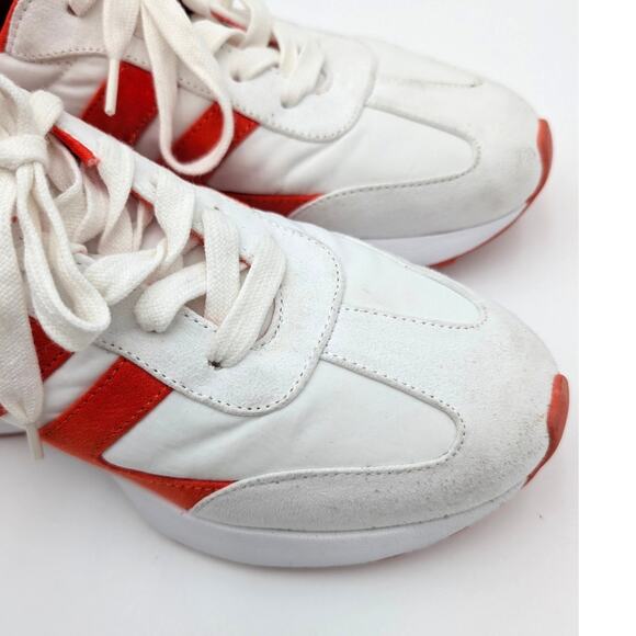 Urban Sport by JSlides Janey Sneaker Shoes Women's White/Red Size US6M EU36.5 - Picture 9 of 12